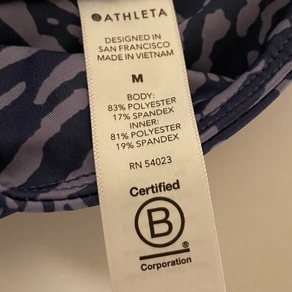Athleta Lavender and Purple Ace Printed Tennis Skort (Women's Medium) - Picture 5 of 8